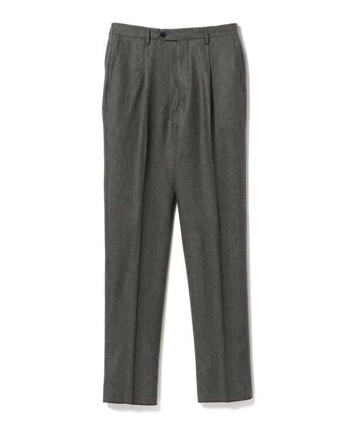 GERMANO(ジェルマーノ)の「GERMANO × BEAMS F / 別注 フランネル 1プリーツ ワイドスラックス(その他パンツ・メンズ・グレー・46/44/48/42/50/52)」の2枚目の写真