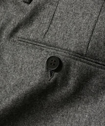 J4017 新品 ジェルマーノ エディフィス別注フランネルスラックス グレー44 J4017 新品 ジェルマーノ エディフィス別注フランネルスラックス