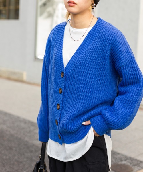 SpRay(スプレイ)の「アゼルーズカーディガン(カーディガン/ボレロ・レディース・ブラウン/ピンク/ライム/グリーン/ブルー/アイボリー/ブラック/オレンジ/ライトベージュ・FREE)」の8枚目の写真