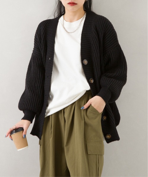 SpRay(スプレイ)の「アゼルーズカーディガン(カーディガン/ボレロ・レディース・ブラウン/ピンク/ライム/グリーン/ブルー/アイボリー/ブラック/オレンジ/ライトベージュ・FREE)」の16枚目の写真