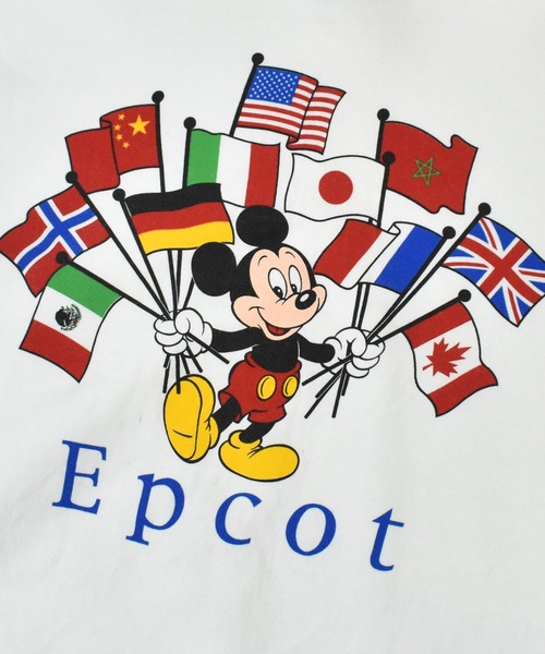 ヴィンテージ古着】90's Disney / ディズニー Mickey ミッキー Epcot