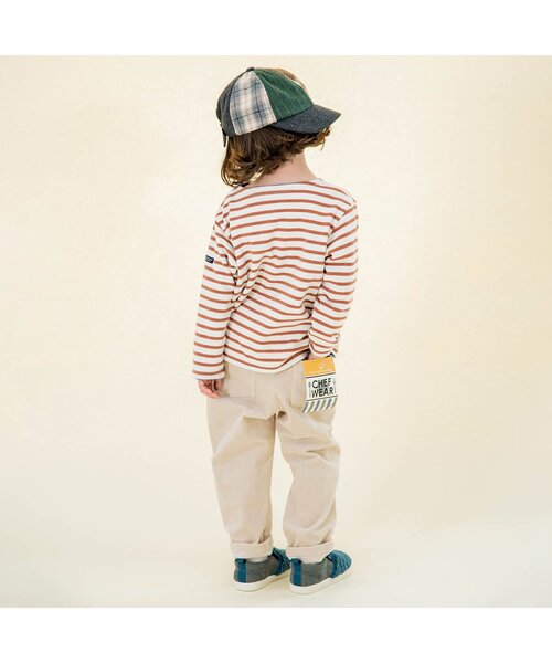 F.O.KIDS（エフオーキッズ）の「コーデュロイシェフパンツ 10分丈（その他パンツ・キッズ・ダークグリーン/グレー/アイボリー・80/90/95/100/110/120/130/140）」の5枚目の写真