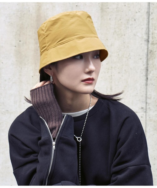 ANAP（アナップ）の「ナイロンバケットハット（ハット・レディース・カーキ/ブラック/ベージュ・FREE）」の2枚目の写真