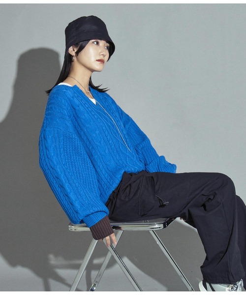 ANAP（アナップ）の「ナイロンバケットハット（ハット・レディース・カーキ/ブラック/ベージュ・FREE）」の7枚目の写真