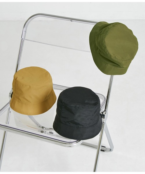 ANAP（アナップ）の「ナイロンバケットハット（ハット・レディース・カーキ/ブラック/ベージュ・FREE）」の8枚目の写真