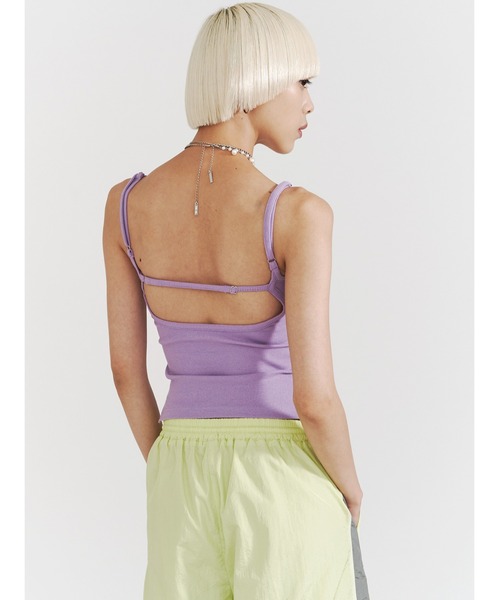 PAMEO POSE（パメオポーズ）の「My Camisole（キャミソール・レディース・パープル/ブラック/ホワイト/グリーン・FREE）」の12枚目の写真