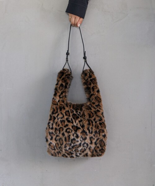 CLASSY.1月号掲載】レオパード ファー バッグ CLASSY.1月号掲載】レオパード ファー バッグ
