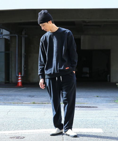 UNIVERSAL OVERALL(ユニバーサルオーバーオール)の「UNIVERSAL OVERALL ユニバーサルオーバーオール U2233619 フリースパンツ THERMOLITE(その他パンツ・メンズ・ブラック/ベージュ/オリーブ・M/L/XL)」の4枚目の写真