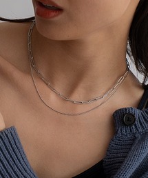 VitaFelice（ヴィータフェリーチェ）の「2連チェーンネックレス（ネックレス）」