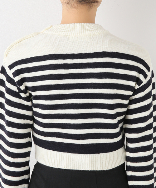 Charles Chaton（シャルルシャトン）の「マリンニットプルオーバー（ニット/セーター・レディース・ホワイト/レッド・FREE）」の12枚目の写真