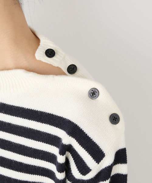 Charles Chaton（シャルルシャトン）の「マリンニットプルオーバー（ニット/セーター・レディース・ホワイト/レッド・FREE）」の16枚目の写真