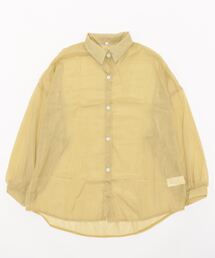 Burner（バーナー）の「【OKUOKU　0909】カラー シアー シャツ oku-tops-677630247305-15（シャツ/ブラウス）」