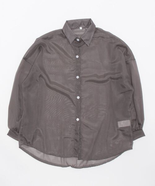 Burner(バーナー)の「【OKUOKU 0909】カラー シアー シャツ oku-tops-677630247305-15(シャツ/ブラウス・レディース・C/D/E/F/A/H/J/K/G/I・FREE)」の17枚目の写真