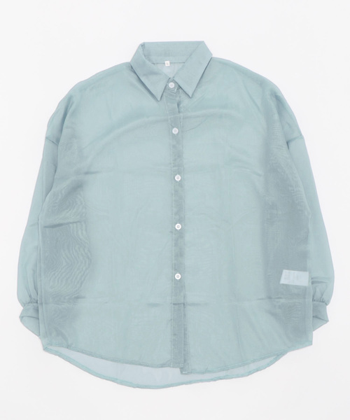 Burner(バーナー)の「【OKUOKU 0909】カラー シアー シャツ oku-tops-677630247305-15(シャツ/ブラウス・レディース・C/D/E/F/A/H/J/K/G/I・FREE)」の15枚目の写真
