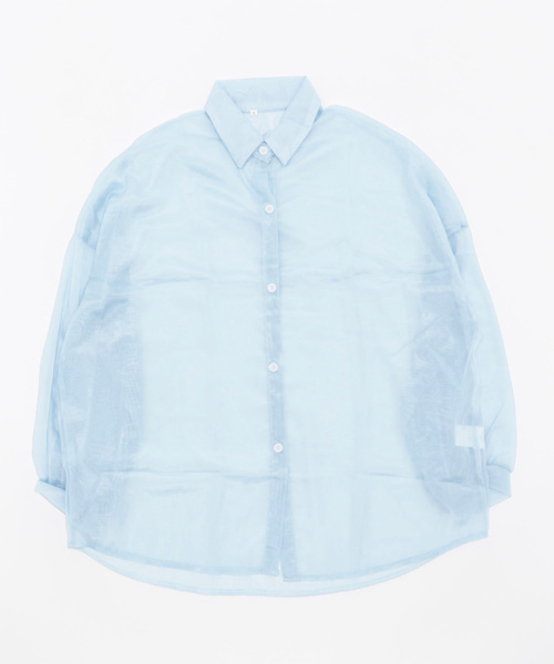 Burner(バーナー)の「【OKUOKU 0909】カラー シアー シャツ oku-tops-677630247305-15(シャツ/ブラウス・レディース・C/D/E/F/A/H/J/K/G/I・FREE)」の14枚目の写真
