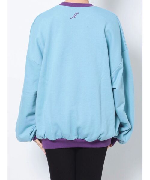 jouetie（ジュエティ）の「ANNA SUI KOZIKトリムプルオーバー【コラボ/スウェット】（スウェット・レディース・ブルー/オフホワイト/ブラック・MEDIUM）」の21枚目の写真