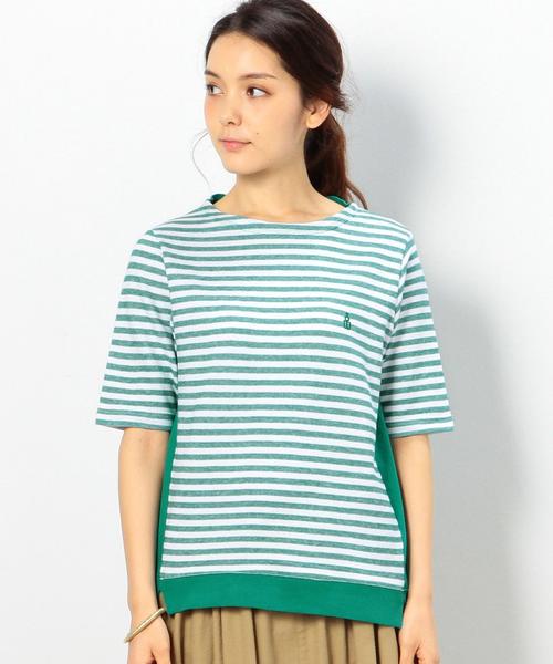 coen(コーエン)の「【MBC】カノコボーダー×ムジプルオーバー(Tシャツ/カットソー・レディース・ケリー/ネイビー・MEDIUM/LARGE)」の11枚目の写真