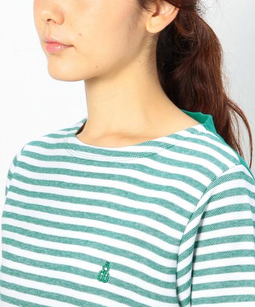 coen(コーエン)の「【MBC】カノコボーダー×ムジプルオーバー(Tシャツ/カットソー・レディース・ケリー/ネイビー・MEDIUM/LARGE)」の5枚目の写真