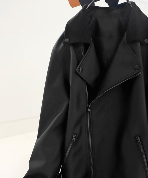 antiqua（アンティカ）の「マットな風合い、上質なライダースジャケット！（ライダースジャケット・レディース・ブラック・M/L）」の5枚目の写真