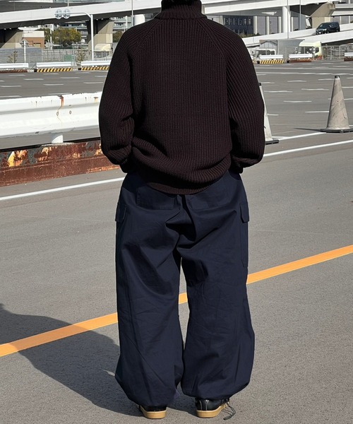 kutir（クティール）の「スノーカーゴパンツ（カーゴパンツ・メンズ・ネイビー/ブラック/カーキ/オフホワイト・SMALL/MEDIUM/LARGE）」の16枚目の写真