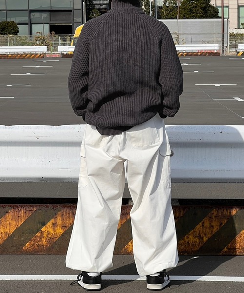 kutir（クティール）の「スノーカーゴパンツ（カーゴパンツ・メンズ・ネイビー/ブラック/カーキ/オフホワイト・SMALL/MEDIUM/LARGE）」の5枚目の写真