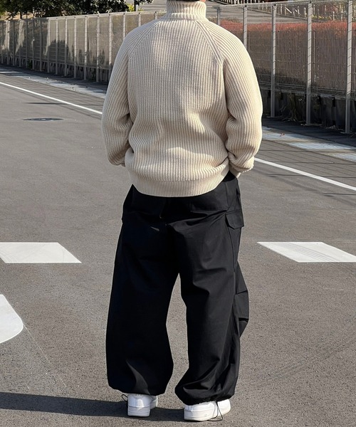 kutir（クティール）の「スノーカーゴパンツ（カーゴパンツ・メンズ・ネイビー/ブラック/カーキ/オフホワイト・SMALL/MEDIUM/LARGE）」の10枚目の写真