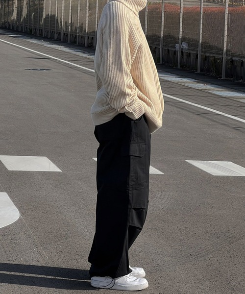 kutir（クティール）の「スノーカーゴパンツ（カーゴパンツ・メンズ・ネイビー/ブラック/カーキ/オフホワイト・SMALL/MEDIUM/LARGE）」の18枚目の写真