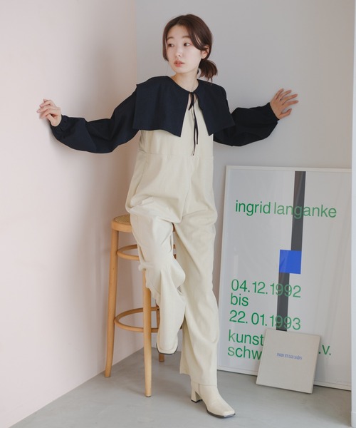 Kastane（カスタネ）の「フェイクスウェードスクエアブーツ（ブーツ・レディース・グリーン/アイボリー・37/38/39）」の22枚目の写真