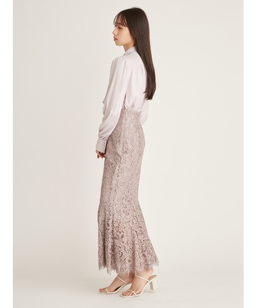 SNIDEL（スナイデル）の「アームスリットブラウス（シャツ/ブラウス・レディース・ピンクベージュ/ホワイト/チェック・FREE）」の13枚目の写真