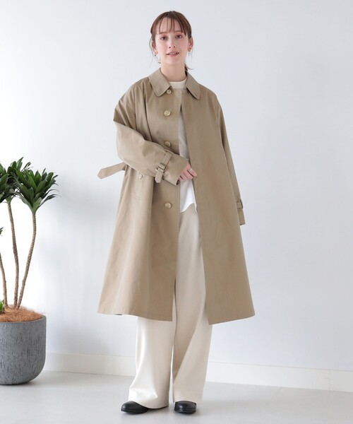 Ray BEAMS（レイビームス）の「GYMPHLEX / バルマカーン コート（その他アウター・レディース・ベージュ・12/14）」の5枚目の写真