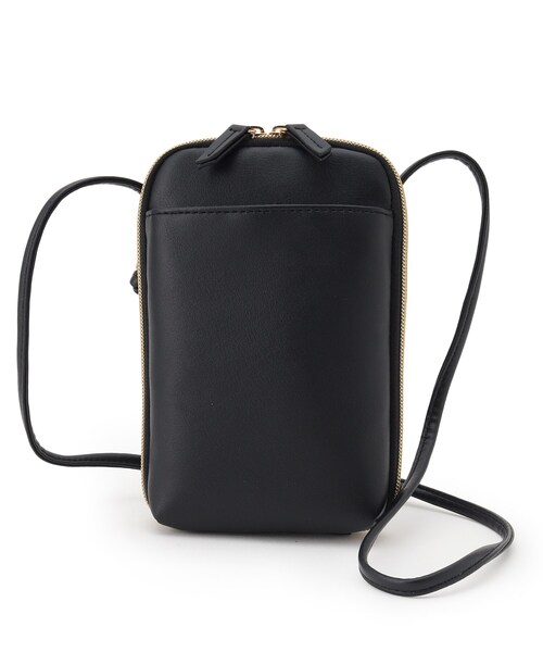 SHOO・LA・RUE(シューラルー)の「◆お財布としても使える!ミニ ショルダーバッグ(ショルダーバッグ・レディース・アイボリー/ブラック/ブラック系5/ブルー/オレンジ/ブラック系3・00)」の3枚目の写真