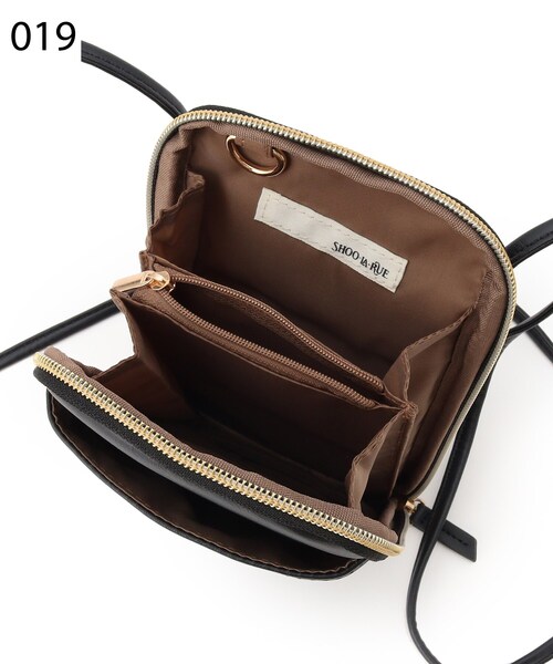 SHOO・LA・RUE(シューラルー)の「◆お財布としても使える!ミニ ショルダーバッグ(ショルダーバッグ・レディース・アイボリー/ブラック/ブラック系5/ブルー/オレンジ/ブラック系3・00)」の13枚目の写真