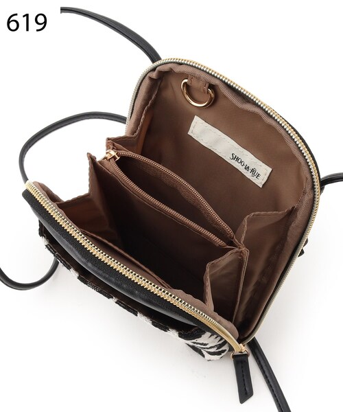 SHOO・LA・RUE(シューラルー)の「◆お財布としても使える!ミニ ショルダーバッグ(ショルダーバッグ・レディース・アイボリー/ブラック/ブラック系5/ブルー/オレンジ/ブラック系3・00)」の16枚目の写真