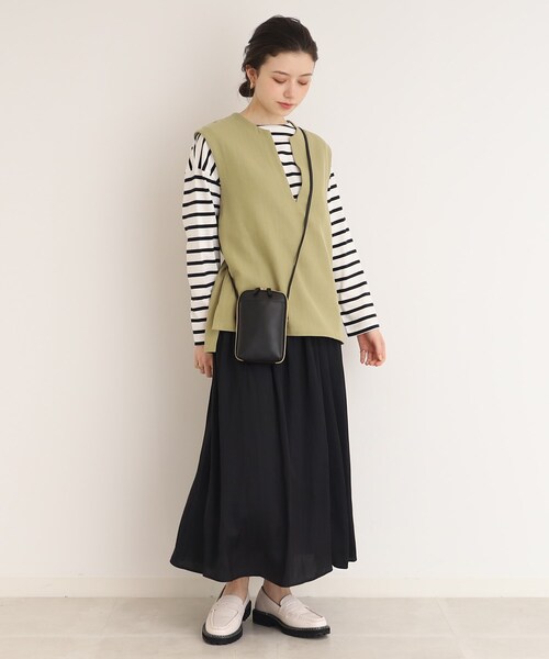 SHOO・LA・RUE(シューラルー)の「◆お財布としても使える!ミニ ショルダーバッグ(ショルダーバッグ・レディース・アイボリー/ブラック/ブラック系5/ブルー/オレンジ/ブラック系3・00)」の22枚目の写真