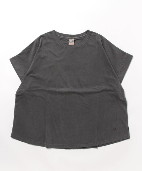 Ocean Pacific(オーシャンパシフィック)の「【OP:オーピー】レディース半袖ピグメントTシャツ(Tシャツ/カットソー・レディース・チャコールグレー/パープル系その他/ベージュ・LARGE/MEDIUM)」の19枚目の写真