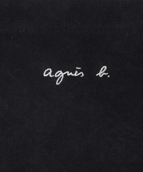 agnes b.(アニエスベー)の「トートバッグ (UAS23-03)(トートバッグ・レディース・ブラック・FREE)」の6枚目の写真