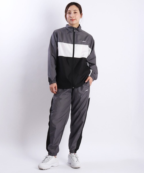 裏メッシュ デュスポ生地 ウィンドジャケット セットアップ レディース