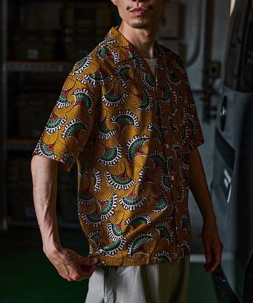 GORDON MILLER(ゴードンミラー)の「GORDON MILLER(ゴードンミラー) コットンブロードクロス アロハシャツ(シャツ/ブラウス・メンズ・マスタード・L/M)」の20枚目の写真
