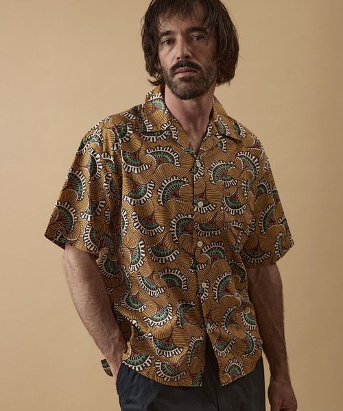 GORDON MILLER(ゴードンミラー)の「GORDON MILLER(ゴードンミラー) コットンブロードクロス アロハシャツ(シャツ/ブラウス・メンズ・マスタード・L/M)」の13枚目の写真