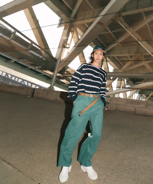 HUF（ハフ）の「HUF CO STRIPE CREW / HUF ストライプ Tシャツ