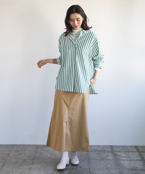 LEPSIM(レプシィム)の「チノスカート 172927(スカート・レディース・カーキ/ベージュ/ブラック・MEDIUM/LARGE)」の18枚目の写真
