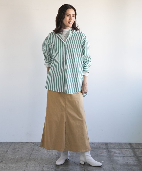 LEPSIM(レプシィム)の「チノスカート 172927(スカート・レディース・カーキ/ベージュ/ブラック・MEDIUM/LARGE)」の21枚目の写真