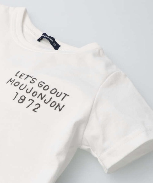 Moujonjon（ムージョンジョン）の「ライオン刺繍半袖Tシャツ（Tシャツ 