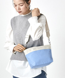 LeSportsac（レスポートサック）の「SMALL BUCKET BAG ブルーアイリス/サンドバー（ショルダーバッグ・キッズ）」