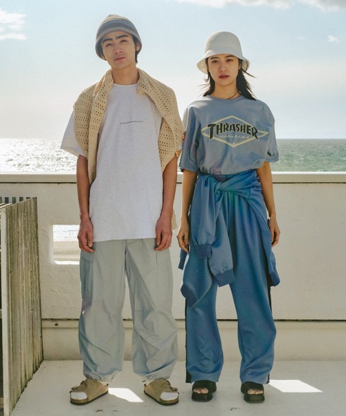 WHIMSIC(ウィムジック)の「【UNISEX/SET UP対応】サイドスナップゲームパンツ(その他パンツ・メンズ・ブルー/ネイビー・FREE)」の9枚目の写真