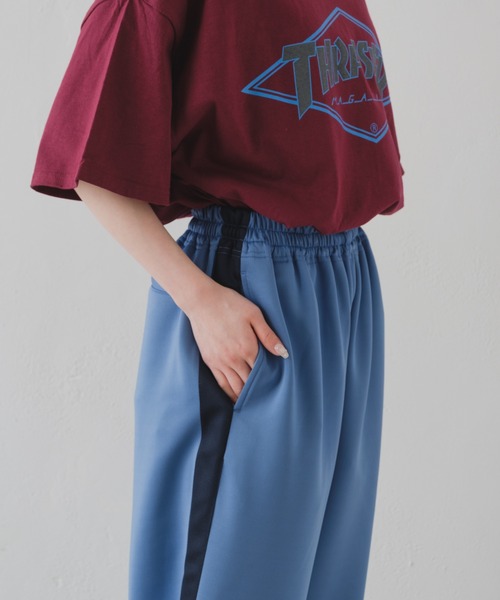 WHIMSIC(ウィムジック)の「【UNISEX/SET UP対応】サイドスナップゲームパンツ(その他パンツ・メンズ・ブルー/ネイビー・FREE)」の10枚目の写真