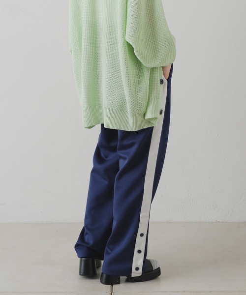 WHIMSIC(ウィムジック)の「【UNISEX/SET UP対応】サイドスナップゲームパンツ(その他パンツ・メンズ・ブルー/ネイビー・FREE)」の3枚目の写真