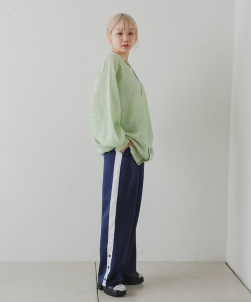 WHIMSIC(ウィムジック)の「【UNISEX/SET UP対応】サイドスナップゲームパンツ(その他パンツ・メンズ・ブルー/ネイビー・FREE)」の13枚目の写真