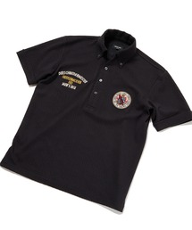 MEN'S BIGI | 【1984スタジャンデザイン】リンクス編みシェブロン柄ポロシャツ(ポロシャツ)