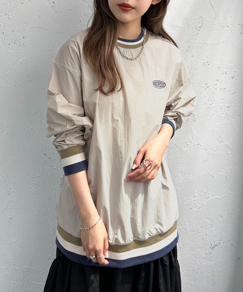 apres jour mignon(アプレジュールミニョン)の「ライン入りトップス【ZOZOTOWN限定アイテム】(Tシャツ/カットソー・レディース・オフホワイト/グレー/ネイビー・X-LARGE/フリー)」の12枚目の写真